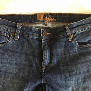 Kut from the Kloth Straight Leg, Frayed Hem Jeans